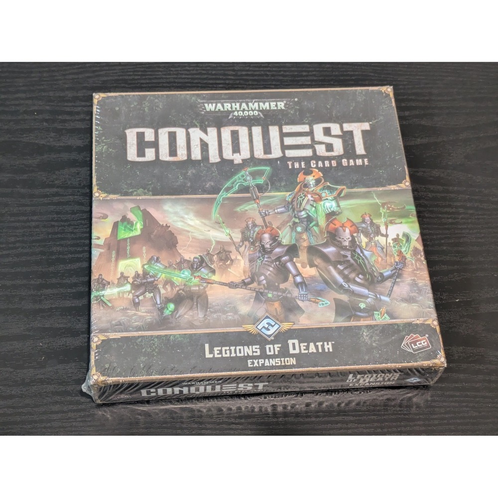 Warhammer 40,000 Conquest Legions Of Death Necrons Card Game Expansion FFG 2015
